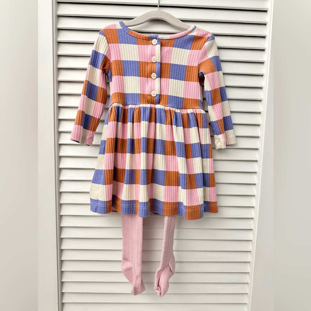 Hanna Andersson: Plaid Ribbed Dress